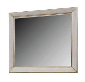 Mirsant Версаль Premium 105 зеркало белое золото (Ясень)
