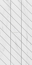 Ametis Supreme Platinum Фальшмозаика SM01 Corner Белый Полированный Декор Левый 29,8x59,8 см