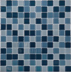 NS-mosaic Crystal series SG-8074 Стекло Микс Глянцевая Мозаика 30х30 (2,5х2,5) см