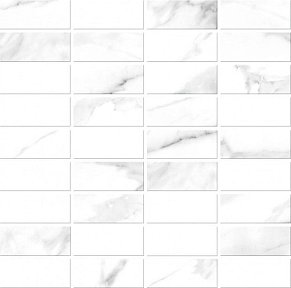 Meissen White Stream Белая Глянцевая Мозаика 30x30 см