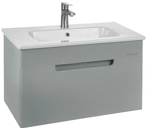Bellezza Сириус Тумба подвесная с 1 ящ. серебро (пленка ПВХ) 60 см