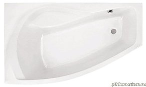 Santek Майорка XL 1WH112406 Акриловая ванна угловая асимметричная 160х95 левостороняя с гидромассажем Комфорт Плюс