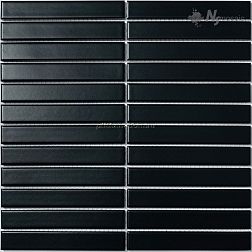 NS-Mosaic Porcelain series P-531 Керамика Матовая Черная Мозаика 29,6х30 (2,2х14,5) см