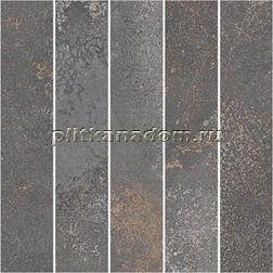 Vives Yuri Nahua NT Grafito Серая Матовая Мозаика 30x30 см