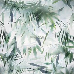 APE Ceramicas Four seasons Decor Set Spring Зеленое Матовое Панно 120x120 (Из 2-х плиток) см