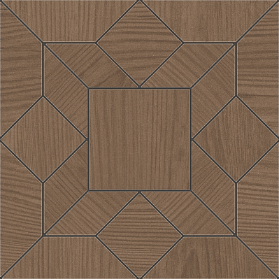 Керама Марацци Дартмут SG175-003 Декор коричневый мозаичный 20х20