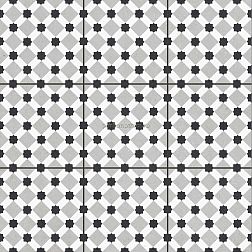 Staro Carpets Pre-cut Rondo Grey (Black joint) Matt.Rett. Керамогранит 60х60 см