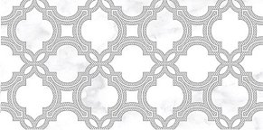 Нефрит Брамс Белый Глянцевый Декор 30х60 см