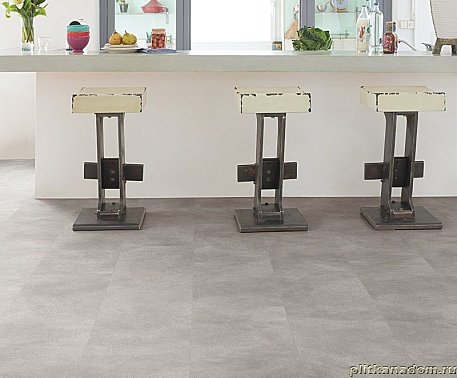 Clix Floor Tiles Бетон серый шлифованный CXTI 40196 32 класс Виниловый ламинат 1300x320x4,2