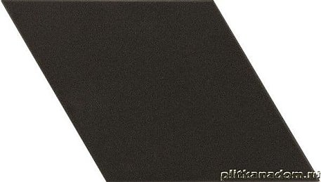 Equipe Rhombus Black Smooth Керамогранит 14x24 см