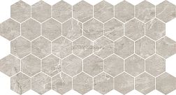 Bode Marble Porcelain BMB8557M1 Nuvola grigio мозаика полированная 26,7х30,8 см