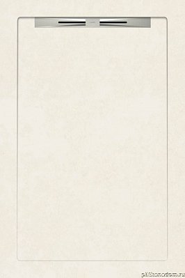 Aquanit Slope Душевой поддон из керамогранита, цвет Arc Beyaz, 90x135