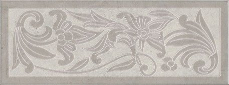 Kerama Marazzi Монсанту HGD-B505-15147 Декор 4 Серый Светлый Матовый 15х40 см