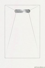 Aquanit Envelope Душевой поддон из керамогранита, цвет Aqua Beyaz, 90x135