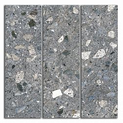 Керама Марацци Терраццо SG184-004 Декор серый темный мозаичный 14,7х14,7 см