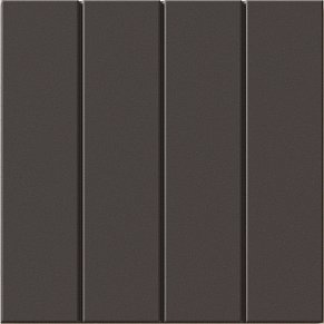 Wow Raster Lines M Basalt Черный Матовый Керамогранит 15x15 см