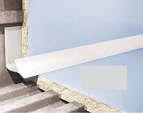 Cezar Профиль для плитки внутренний 9мм светло-серый 0,9х250 см