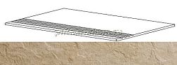 Seranit Riverstone Ivory ступень с насечками 30x120 см