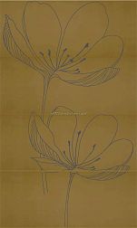 Viva Ceramica Gotha 255D4RE Dream B Kaki Панно 25x60х4 (4 шт.) см