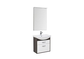 Комплект мебели для ванной Aquanet Грейс 65 дуб кантенбери/белый (2 ящика)