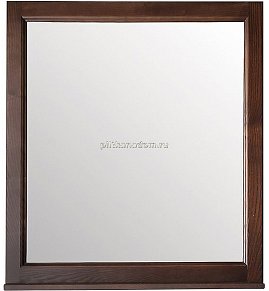 ASB-Woodline Гранда Зеркало с полкой Антикварный орех 80 см