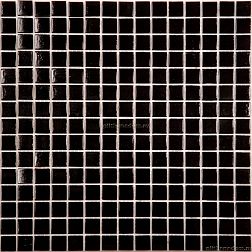 NS-mosaic Econom series GK01 Стекло Черный (сетка) Мозаика 32,7х32,7 (2х2) см