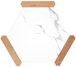 Monopole Avant Menorca Calacatta Белый Матовый Керамогранит 22x25 см