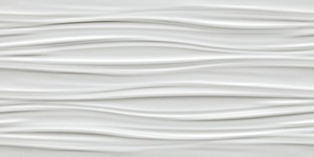 Atlas Concorde 3D Wall design Ribbon White Matt Настенная плитка 40х80 см