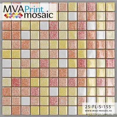 MVA-Mosaic 25ST-S-155 Стеклянная мозаика 31,7x31,7 (2,5х2,5)