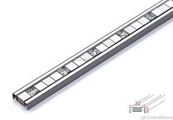 Juliano Декоративные вставки JY3201 Yolanda Silver 3,2х244 см