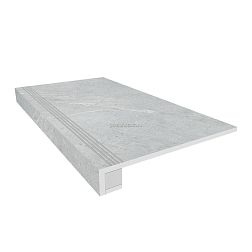 Ametis Kailas KA01 Grey Серая Неполированная + Подступенок (14,5x120) Ступень 33х120 см