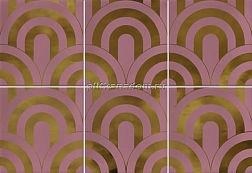 Vives Hanami Takada Marsala Настенная плитка Oro 23x33,5 см