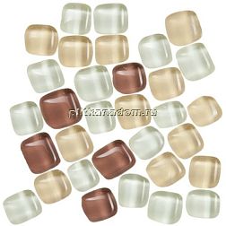 Architeza Grele Gloss Liquorish Bis Стеклянная мозаика 30х30 (кубик от 1 до 1,5) см