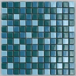 MVAPrintMosaic Мозаика стеклянная Микс 25FL-S-089 Зеленый + Голубой 31,5х31,5 см