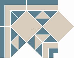 Top Cer Sydney Corner Микс Матовый Угол 21,6x21,6 см