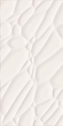Paradyz Feelings Bianco B Structure Shiny Белая Глянцевая Структурированная Настенная плитка 29,8x59,8 см