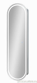 Зеркало-шкаф Континент Elmage 450х1600 с подсветкой (белый) МВК046