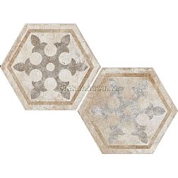 Ceramica Fioranese Heritage Deco Exagona Texture 1 Nat Керамогранит 34,5х40 см