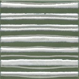 Kerama Marazzi Бахия Декор 3 зелёный глянцевый 9,8x9,8 см