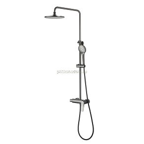 Смеситель Lemark Bronx LM3760GM для душа с регулируемой высотой штанги