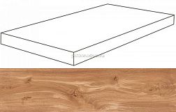 Atlas Concorde Russia Rive Dolce Riva Scalino Angolare Sx Коричневая Матовая Ступень Угловая Левая 33x160 см