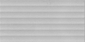 N-ceramica Shabby Stripe Volume Grey Серая Матовая Настенная плитка 20х40 см
