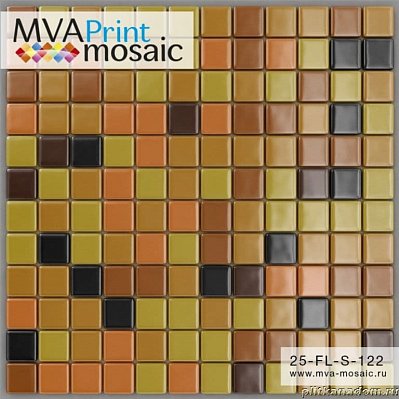 MVA-Mosaic 25FL-S-122 Стеклянная мозаика 31,7x31,7 (2,5х2,5)