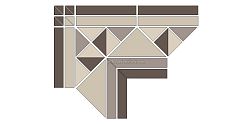 Top Cer Gothenburg Corner Бежевый Матовый Угол 19x33,1 см