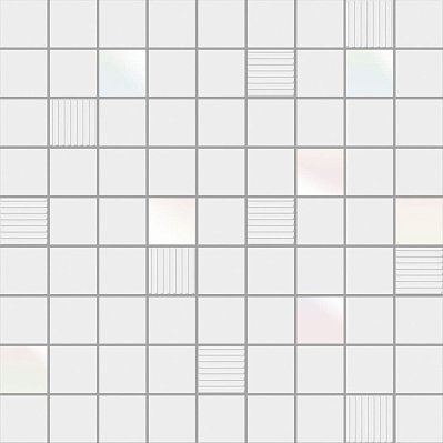 Ibero B&W Cubic White Мозаика 31,6x31,6