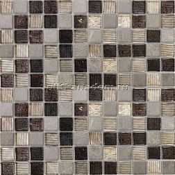 Caramelle Naturelle Alcantara nero Мозаика 29,8х29,8 (2,3x2,3) см