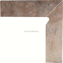 Paradyz Viano Grys Mat Плинтус правый 8,1x30 (Из двух частей) см