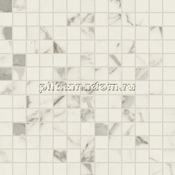 Caesar Anima Statuario Venato Composizione F Lucidato Мозаика 30х30 см
