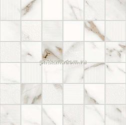 Eletto Ceramica Calacatta Grey Серая Глянцевая Мозаика 30х30 см