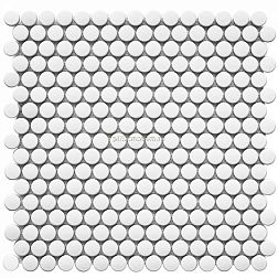 Starmosaic Homework Penny Round White Matt Мозаика 30,9х31,5